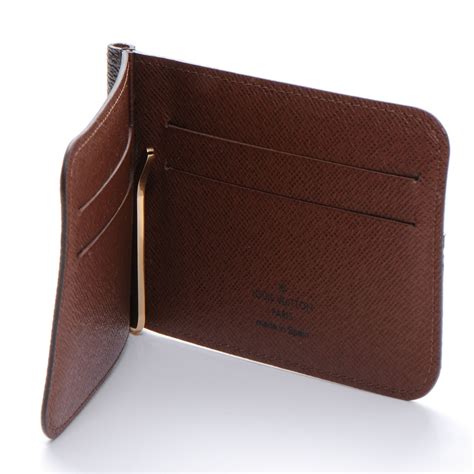 louis vuitton bill clip card holder|louis vuitton men's money clip.